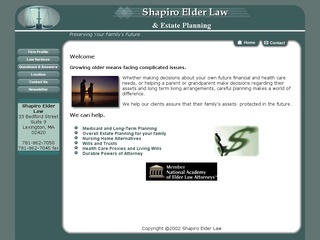 Shapiro Elder Law & Estate